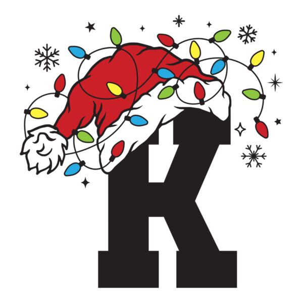 Christmas Initial - K Thumbnail