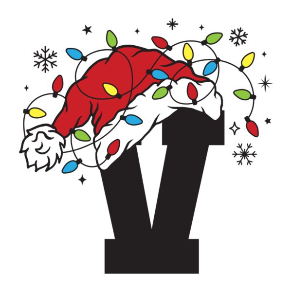 Christmas Initial - V Thumbnail