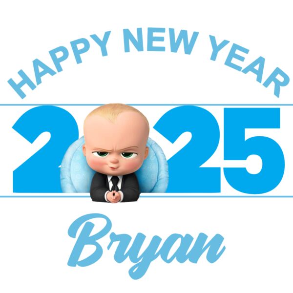 Happy New Year 2025, Boss Baby, New Year, 2025 - CCS-03 Thumbnail