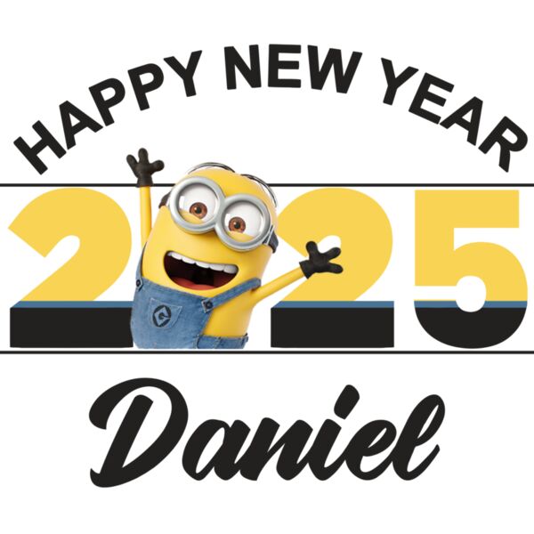 Happy New Year 2025, Minion Design, New Year, 2025 - CCS-04 Thumbnail