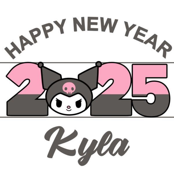 Happy New Year 2025, Kuromi Design, New Year, 2025 - CCS-07 Thumbnail