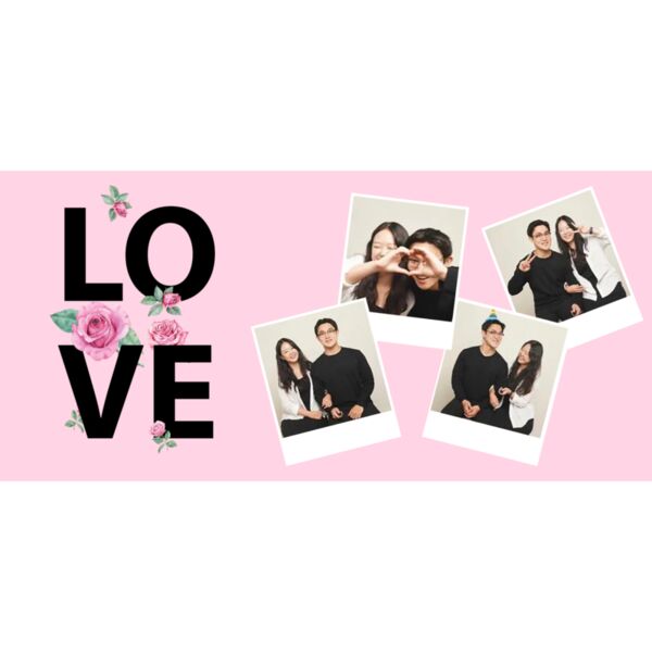 L O V E, Couple Mug, Happy Valentines Day! - VMT-1 Thumbnail