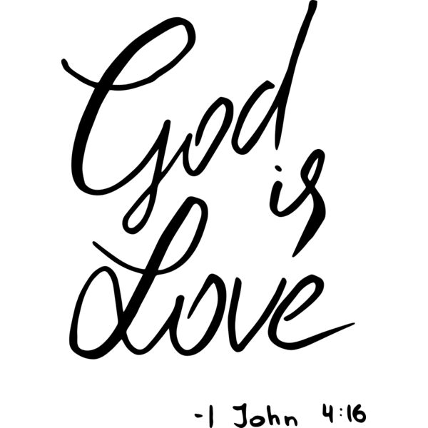 God is Love, 1 John 4:16, Bible Verse - DRP-7 Be Still1 Thumbnail