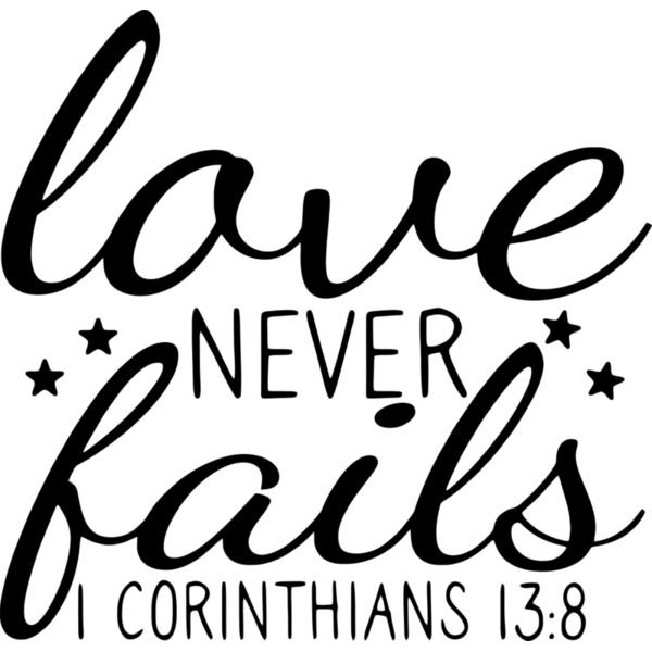 love NEVER fails, 1 CORINTHIANS 13:8 - DRP-8 Be Still1 Thumbnail