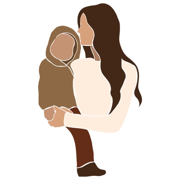 Mother's Day, Mom and Kid Clipart - MGM2 Thumbnail