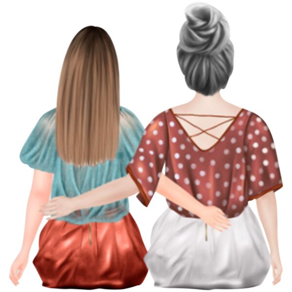 Mother's Day, Mom and Kid Clipart - MVB-3 Thumbnail