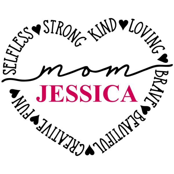 Great Mom with Customizable Name, Mother's Day, Mom, Mommy - MDT3 Thumbnail