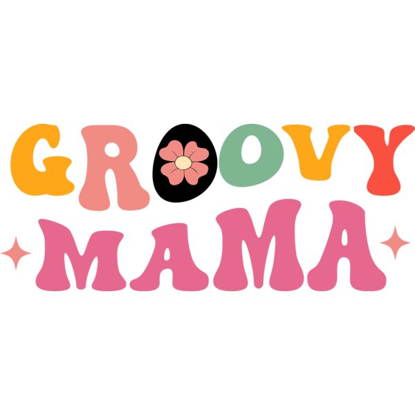 GROOVY MAMA, Mother's Day, Mom, Mommy - NM-004 Thumbnail
