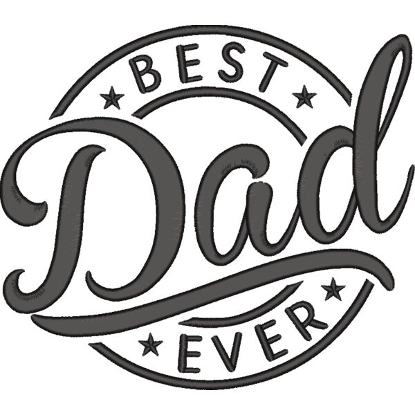 BEST Dad EVER, Happy Father's Day - EBD-0011-8x8 inch Thumbnail