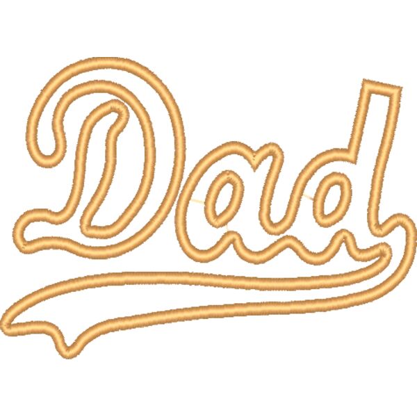 Dad, Happy Father's Day - EBD-0004-5INCH Thumbnail