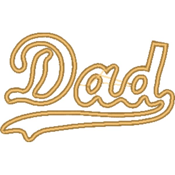 Dad, Happy Father's Day - EBD-0004-3x3 inch Thumbnail