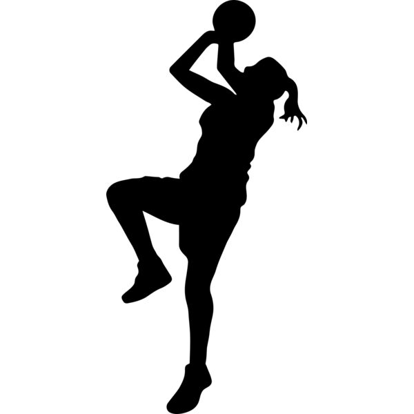 Basketball Girl, Sports Icon - SI-001-FEMALE Thumbnail