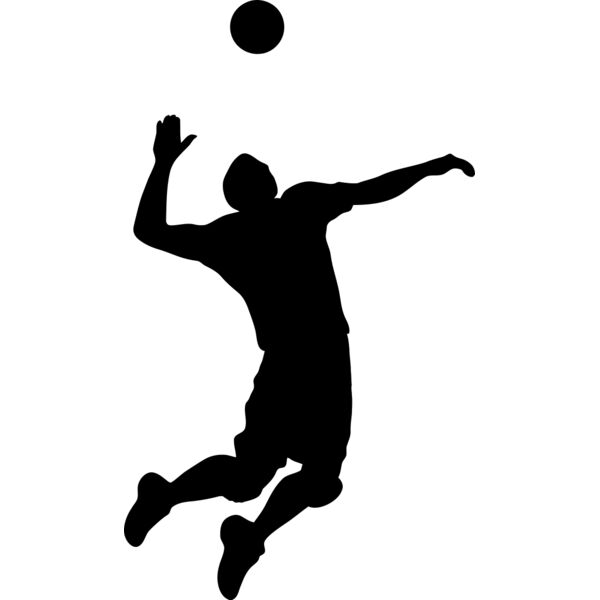 Volleyball Girl, Sports Icon - SI-007 Thumbnail