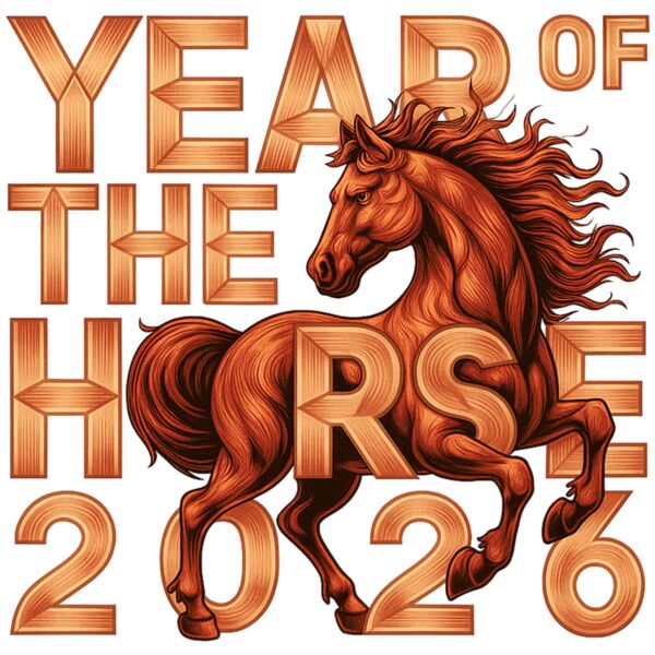Year of the Horse 2026, New Year 2026 Design - NYD-24 Thumbnail