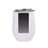 12oz Stainless Steel Coffee Cup (White) Thumbnail