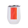 12oz Stainless Steel Coffee Cup (White) 12oz Stainless Steel Coffee Cup (White) Thumbnail