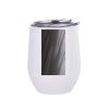 12oz Stainless Steel Coffee Cup (White) Thumbnail