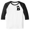 Raglan 3/4 Roundneck Shirt (White Body) Raglan 3/4 Roundneck Shirt (White Body) Thumbnail