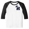 Raglan 3/4 Roundneck Shirt (White Body) Raglan 3/4 Roundneck Shirt (White Body) Thumbnail