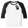 Raglan 3/4 Roundneck Shirt (White Body) Raglan 3/4 Roundneck Shirt (White Body) Thumbnail