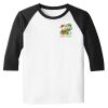 Raglan 3/4 Roundneck Shirt (White Body) Raglan 3/4 Roundneck Shirt (White Body) Thumbnail