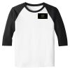 Raglan 3/4 Roundneck Shirt (White Body) Thumbnail