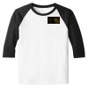 Raglan 3/4 Roundneck Shirt (White Body) Thumbnail