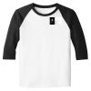 Raglan 3/4 Roundneck Shirt (White Body) Thumbnail