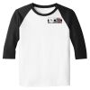 Raglan 3/4 Roundneck Shirt (White Body) Raglan 3/4 Roundneck Shirt (White Body) Thumbnail