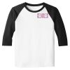 Raglan 3/4 Roundneck Shirt (White Body) Raglan 3/4 Roundneck Shirt (White Body) Thumbnail
