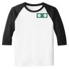 Raglan 3/4 Roundneck Shirt (White Body) Raglan 3/4 Roundneck Shirt (White Body) Thumbnail