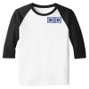 Raglan 3/4 Roundneck Shirt (White Body) Raglan 3/4 Roundneck Shirt (White Body) Thumbnail