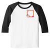 Raglan 3/4 Roundneck Shirt (White Body) Raglan 3/4 Roundneck Shirt (White Body) Thumbnail