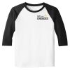 Raglan 3/4 Roundneck Shirt (White Body) Raglan 3/4 Roundneck Shirt (White Body) Thumbnail