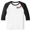Raglan 3/4 Roundneck Shirt (White Body) Raglan 3/4 Roundneck Shirt (White Body) Thumbnail