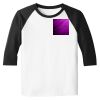 Raglan 3/4 Roundneck Shirt (White Body) Raglan 3/4 Roundneck Shirt (White Body) Thumbnail