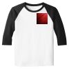 Raglan 3/4 Roundneck Shirt (White Body) Raglan 3/4 Roundneck Shirt (White Body) Thumbnail