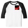 Raglan 3/4 Roundneck Shirt (White Body) Raglan 3/4 Roundneck Shirt (White Body) Thumbnail
