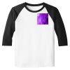 Raglan 3/4 Roundneck Shirt (White Body) Raglan 3/4 Roundneck Shirt (White Body) Thumbnail