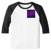 Raglan 3/4 Roundneck Shirt (White Body) Raglan 3/4 Roundneck Shirt (White Body) Thumbnail