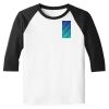 Raglan 3/4 Roundneck Shirt (White Body) Raglan 3/4 Roundneck Shirt (White Body) Thumbnail