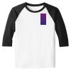 Raglan 3/4 Roundneck Shirt (White Body) Raglan 3/4 Roundneck Shirt (White Body) Thumbnail