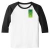 Raglan 3/4 Roundneck Shirt (White Body) Raglan 3/4 Roundneck Shirt (White Body) Thumbnail