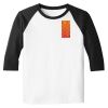 Raglan 3/4 Roundneck Shirt (White Body) Raglan 3/4 Roundneck Shirt (White Body) Thumbnail