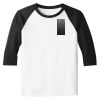 Raglan 3/4 Roundneck Shirt (White Body) Raglan 3/4 Roundneck Shirt (White Body) Thumbnail