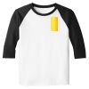 Raglan 3/4 Roundneck Shirt (White Body) Raglan 3/4 Roundneck Shirt (White Body) Thumbnail