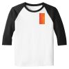 Raglan 3/4 Roundneck Shirt (White Body) Raglan 3/4 Roundneck Shirt (White Body) Thumbnail