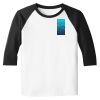 Raglan 3/4 Roundneck Shirt (White Body) Raglan 3/4 Roundneck Shirt (White Body) Thumbnail
