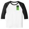 Raglan 3/4 Roundneck Shirt (White Body) Raglan 3/4 Roundneck Shirt (White Body) Thumbnail