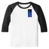Raglan 3/4 Roundneck Shirt (White Body) Raglan 3/4 Roundneck Shirt (White Body) Thumbnail